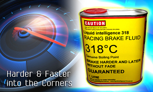 Liquid Intelligence 318 Racing Brake Fluid For Extreme Braking Motorsports